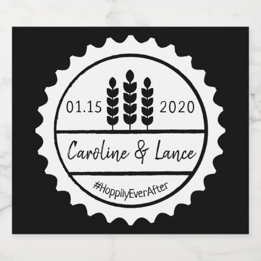 Bierbrouwt voordat ik het bierflesje Pet doe Bier Etiket (Enkel label)