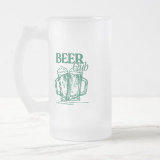 Bierclub De Broederschap van het Brouwsel Matglas Bierpul