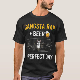 Bierdag Gangsta Rap rapper T-shirt