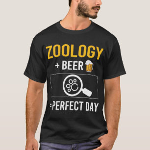 Bierdag zoölogie zoöloog t-shirt
