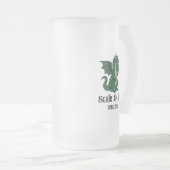 Bierdrinkende Draak Matglas Bierpul (Voorkant rechts)