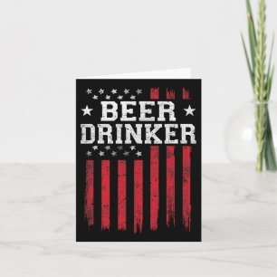 Bierdrinker Amerikaanse vlag VS Patriot Patriottis Kaart