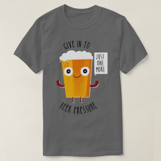 Bierdruk T-shirt (Design voorkant)