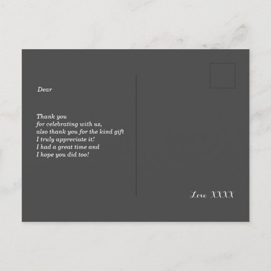 bière, acclamations, carte de remerciements rustiq (Dos)