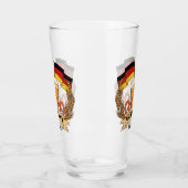 Bière allemande - nom personnalisé verre à pinte (Gauche)