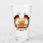 Bière allemande - nom personnalisé verre à pinte (Devant)