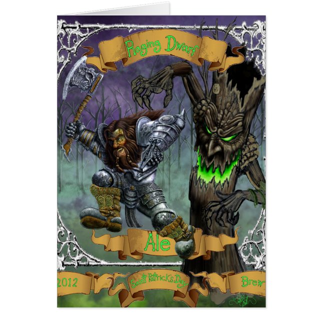 Bière anglaise naine faisante rage (Devant)