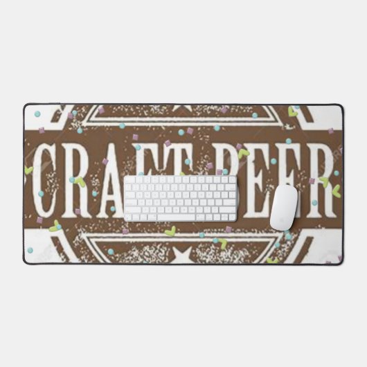 Bière artisanale de chat de bureau (Clavier et souris)