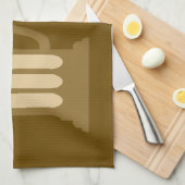 Bière avec moi serviette de cuisine (Quart Plié)