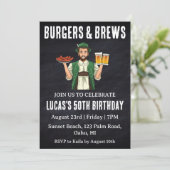 bière bbq invitation anniversaire (Debout devant)