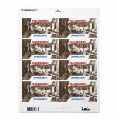 Bière brassée à la maison Étiquette Vieux-fashione (Feuille entière)