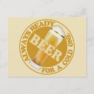 BIÈRE carte postale personnalisable