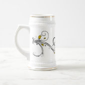 Bière Chope à boire monogrammée (Gauche)