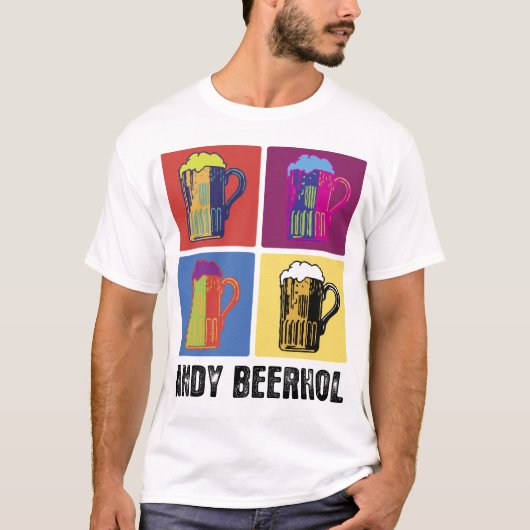 Bière comme T-shirt d'art (Devant)
