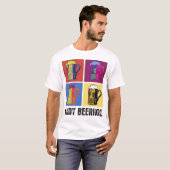 Bière comme T-shirt d'art (Devant entier)