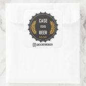 Bière coque : Stickers Logo Carré (Sac)