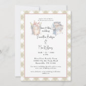 Bière crème et Faire-part de mariage barbecue (Devant)