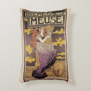 Biere de la Meuse van Marc Auguste Bastard Accent Kussen