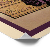 Biere de la Meuse van Marc Auguste Bastard Poster (Hoek)