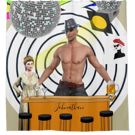 Bière de rideau de douche (Devant)