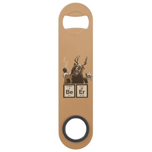 Bière découverte par ours drôle de chimie (Dos)