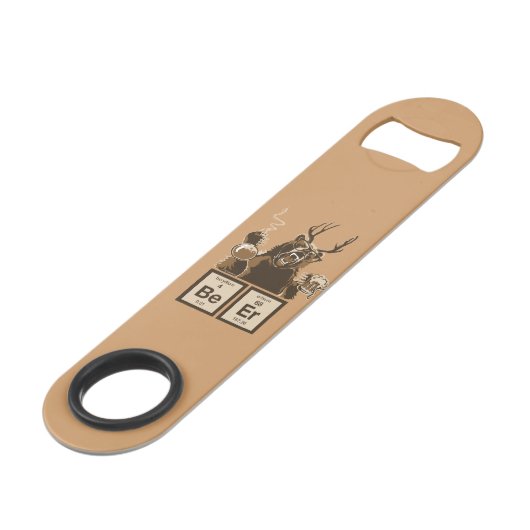 Bière découverte par ours drôle de chimie (Dos Angle)