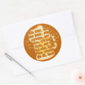 BIÈRE en langues autocollants personnalisés (Enveloppe)