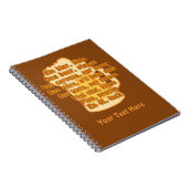 BIÈRE en langues carnet personnalisé (Côté Droit)