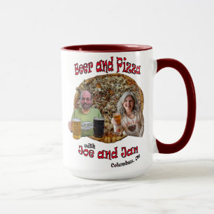 Bière et pizza avec Joe et Jan - Mug