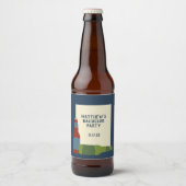 Bière Étiquette de message personnalisé pour bouteilles  (Devant)