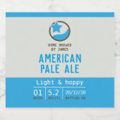 Bière étiquette pour la vente artisanale APA ou bo (Étiquettes simples)