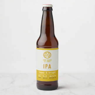 Bière étiquette pour la vente d'embarcation IPA ou