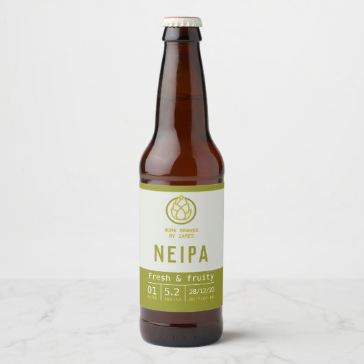 Bière étiquette pour la vente d'embarcation NEIPA  (Devant)