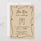 Bière gratuite et Faire-part de mariage (Devant)