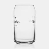 Bière jusqu'à 30 ans nom date homme styléSimple (Gauche)