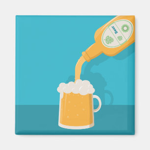 Bière - Magnet de cuisine