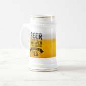 Bière N'Est Pas La Réponse Chope à Bière (Devant gauche)