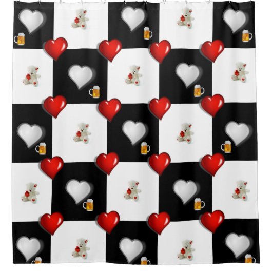 Bière rideau de douche (Devant)