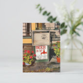Bière sur carte postale Tap (Debout devant)