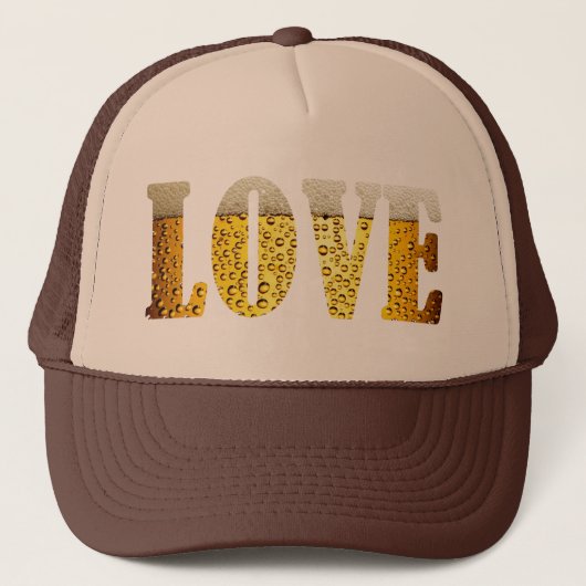 Bière sur le casquette de cerveau (Devant)