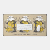 Bière texte personnalisée (Clavier et souris)