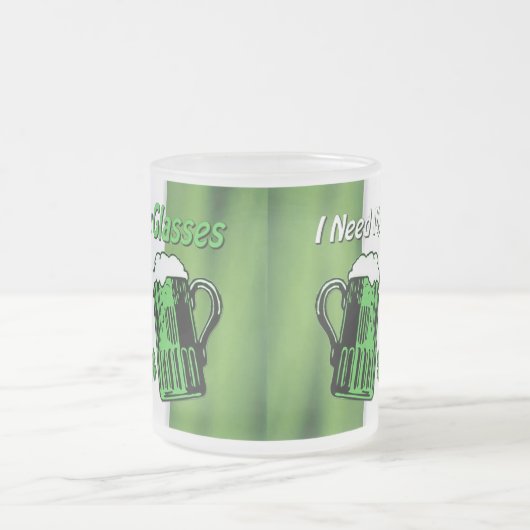 Bière verte St. Patrick's Day Mug Drapeau irlandai (Centre)