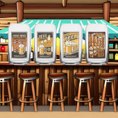 Bière vintage rétro cool