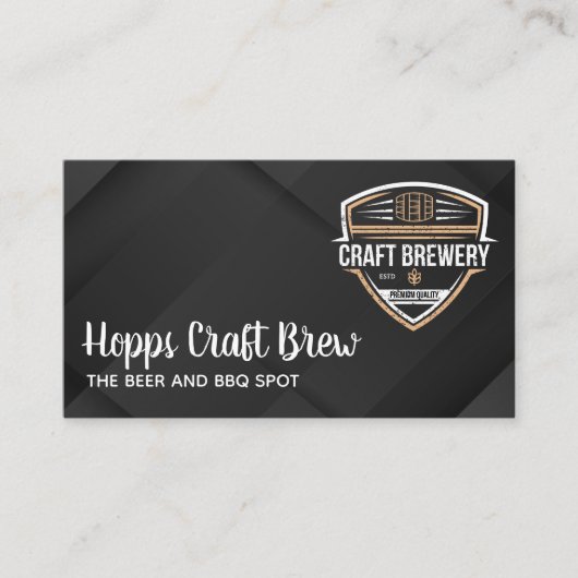Bierentuin | Brouwerij Visitekaartje (Voorkant)