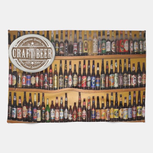 bières artisanales cuisine serviette (Horizontal)
