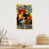Bières de la Meuse 1897 AFFICHE IMPRIMÉE A5-A1 Alf (Cuisine)
