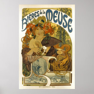 Bieres De La Meuse -Franse Adverteren kunst Poster