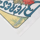 Bieres de la Meuse, Mucha Tissuepapier (Detail)