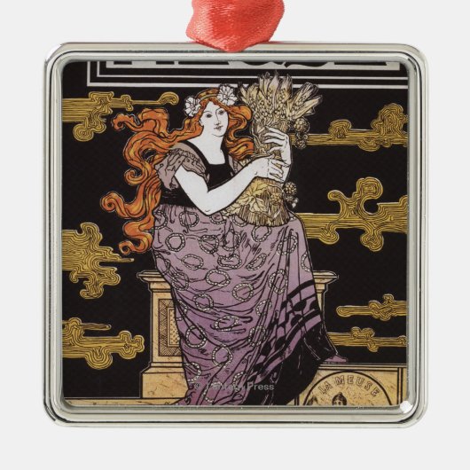 Bieres de la Meuse Promotional Poster Metalen Ornament (Voorkant)