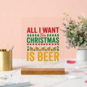 Bières de Noël Conception de boisson de vacances d (Mariage)